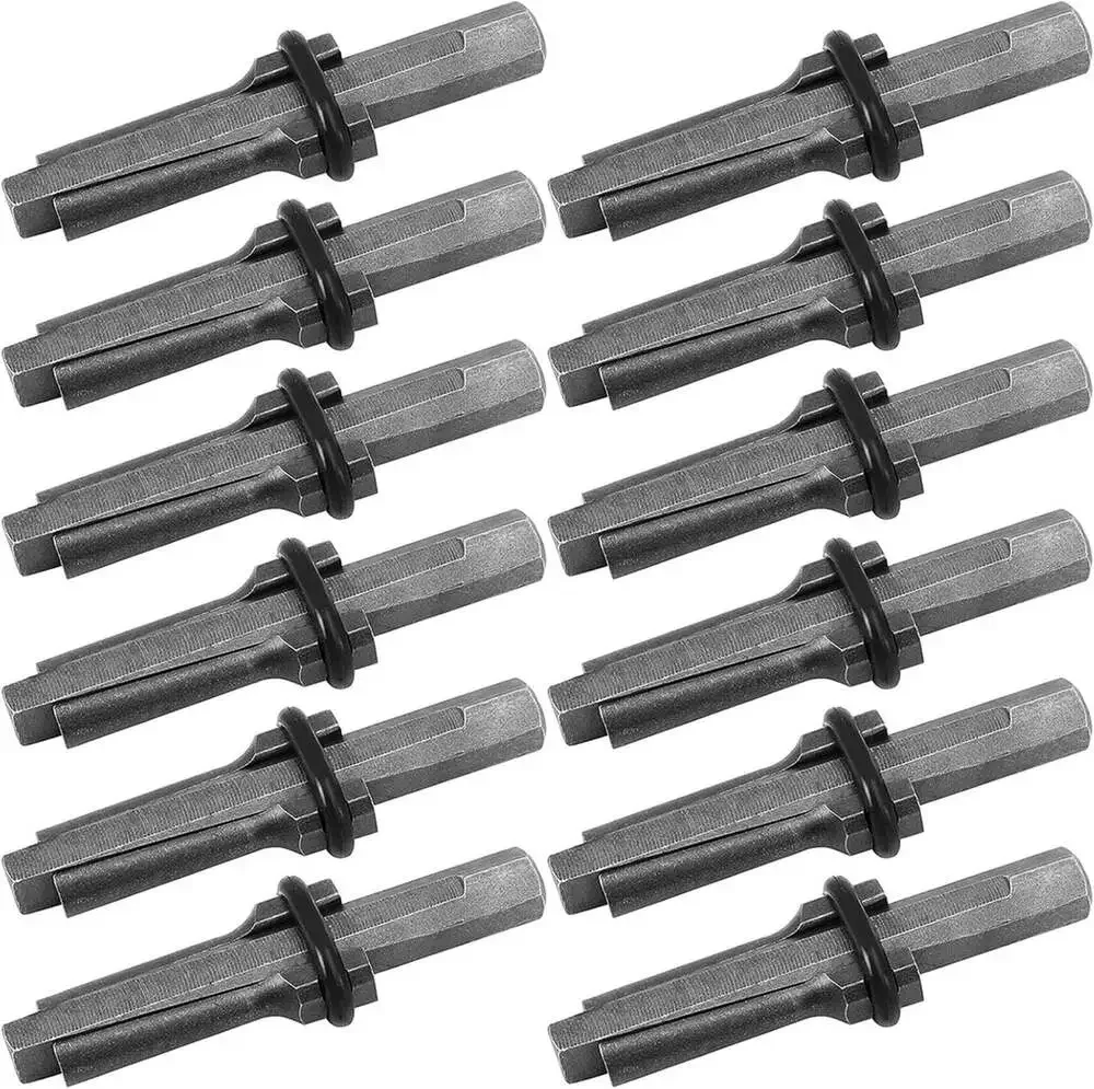 10 Pieces Wedges and Feather Shims 5/8 Inch Steel Heavy Duty Stone Splitter